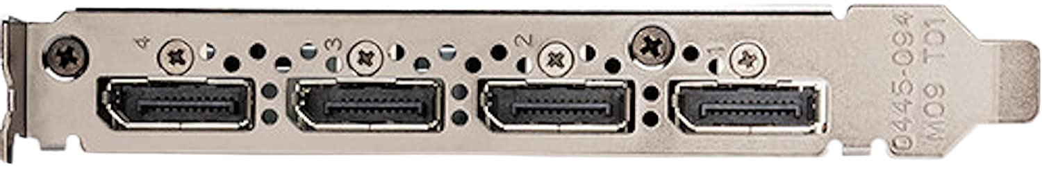 PNY Quadro M4000 8 GB GDDR5 Single Slot Space Required 256 bit Bus Width Fan Cooler OpenGL 4.5 DirectX 12 DirectCompute OpenCL 4 x DisplayPort Graphics Card VCQM4000-PB