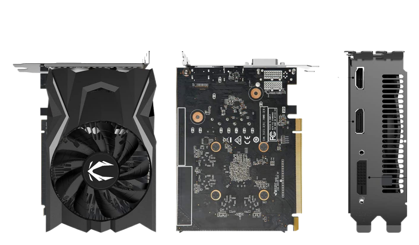 ZOTAC NVIDIA GeForce GTX 1650 OC 4GB GDDR5 Video Graphics Card ZT-T16500F-10L
