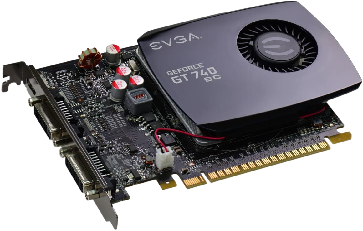EVGA NVIDIA GeForce GT 740 Superclocked 4GB DDR3 2DVI/Mini HDMI pci-e Video Card 04G-P4-2744-KR