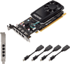 PNY Quadro P600 2GB 128-bit GDDR5 PCI Express 3.0 x16 Low Profile Workstation Video Cards VCQP600-PB