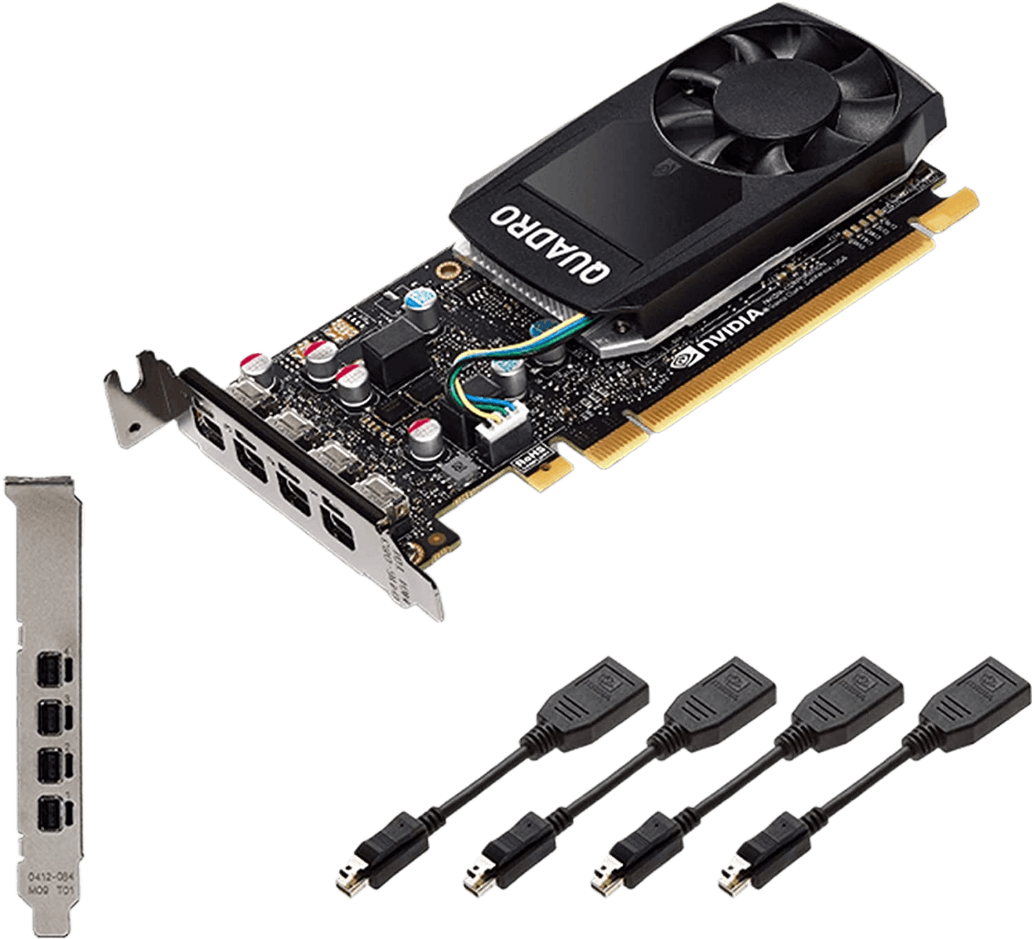 PNY Quadro P620 2GB 128-bit GDDR5 PCI Express 3.0 x16 Low Profile Workstation Video Card VCQP620DVI-PB