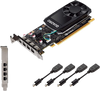 Dell NVIDIA Quadro P600 2GB PCI-E x16 4x Mini DP Workstation Graphics Card 09460M 9460M