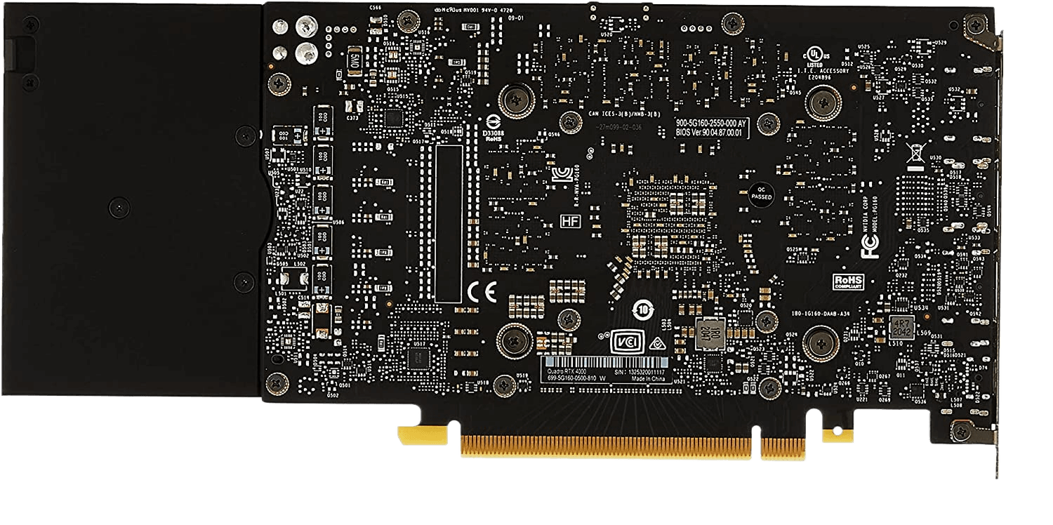 PNY Quadro RTX 4000 8GB GDDR6 PCI Express 3.0 x16  Workstation Graphics Crad VCQRTX4000-PB