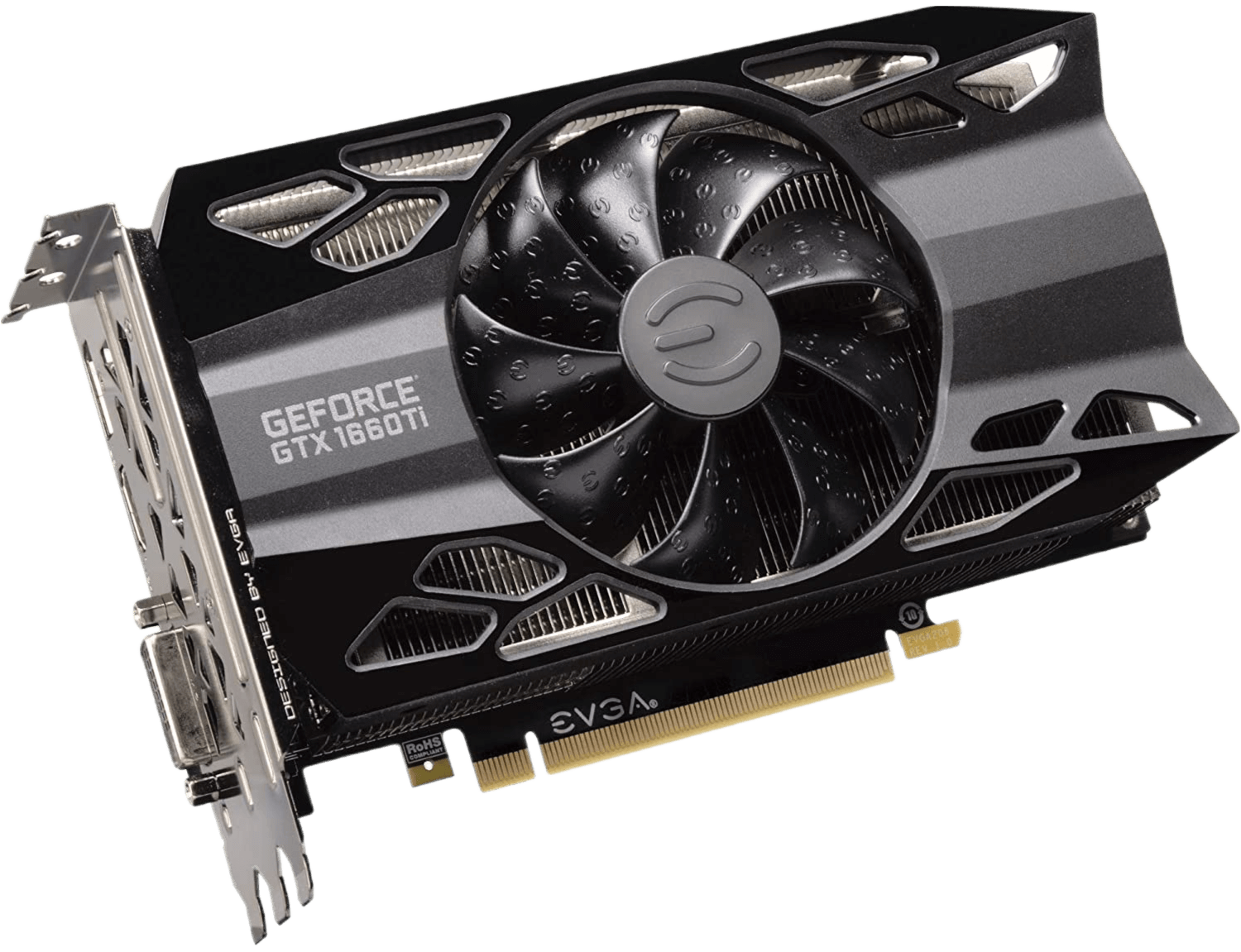 EVGA GeForce GTX 1660 Ti XC Overclock Gaming 6GB GDDR6 2.75 Slot Extreme Cool 65C Video Graphics Card 06G-P4-1263-KR