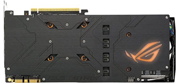 ASUS ROG Strix GeForce GTX 1080 8GB 11Gbps OC Edition VR Ready HDMI DP DVI Gaming Graphics Card ROG-STRIX-GTX1080-O8G-11GPBS