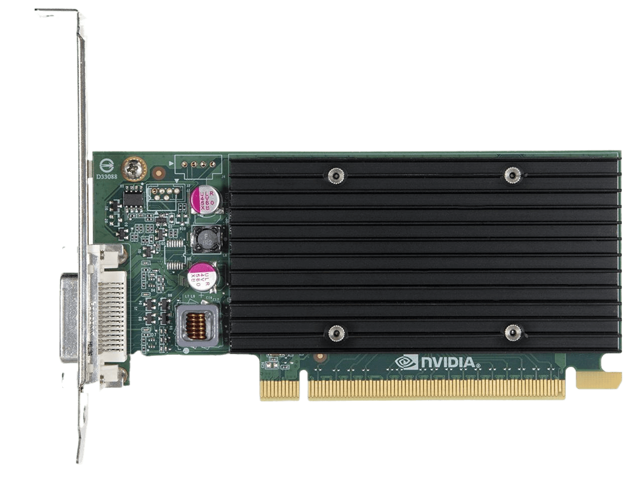 PNY NVIDIA NVS 300 512MB GDDR3 PCI Express Gen 2 x16 DMS-59 to Dual DVI-I SL or VGA Workstation Card VCNVX300X16-PB