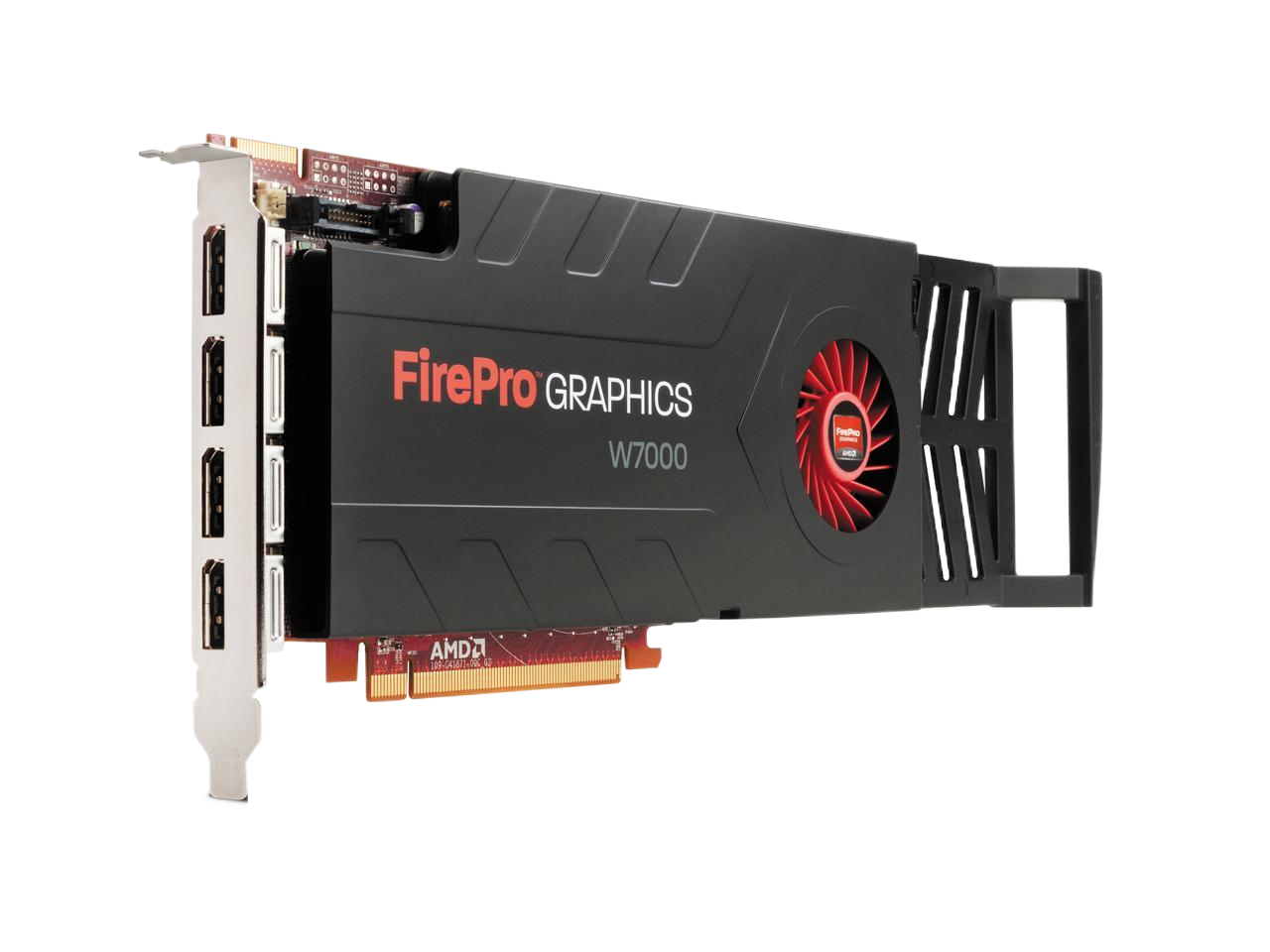 Sapphire AMD FirePro W7000 4GB GDDR5 Quad DisplayPort PCI-Express Workstation Graphics Cards 100-505848