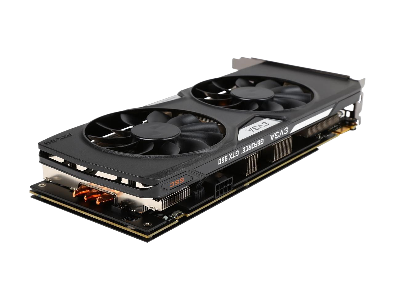 EVGA GeForce GTX 960 4GB SSC GAMING w/ACX 2.0+, Whisper Silent Cooling w/ Free Installed Backplate Graphics Card 04G-P4-3966-KR