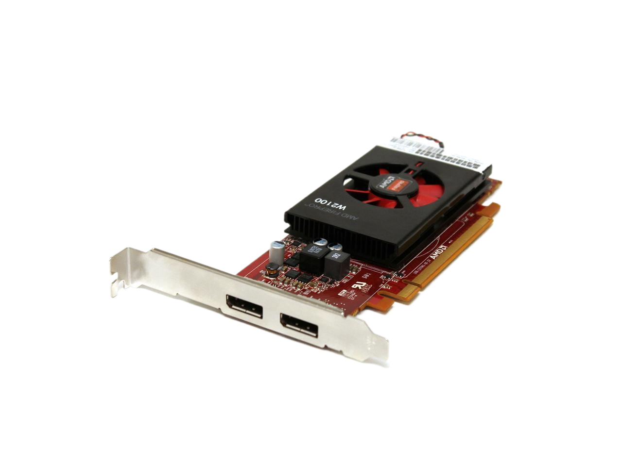 HP AMD FirePro W2100 2GB 128bit DDR3 PCI-E 3.0 Workstation Graphics Card 102C5790901 762896-002 854244-001