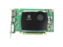 Dell Video Card Quadro FX580 512MB DVI and Dual Display Ports PCI Express x16 FH R784K