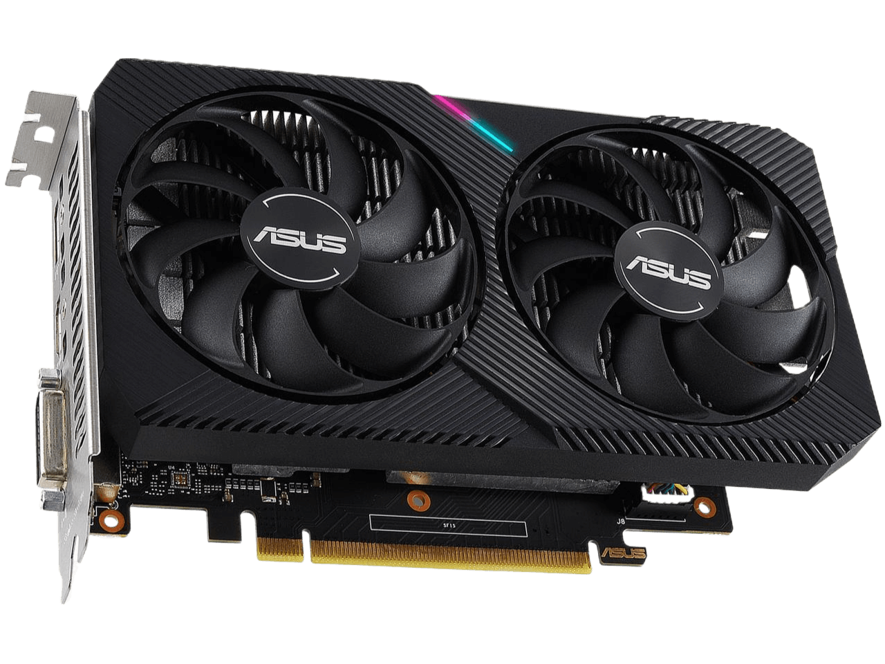 ASUS Dual GeForce GTX 1650 4GB GDDR6 PCI Express 3.0 Video Card DUAL-GTX1650-O4GD6-MINI