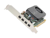 PNY NVIDIA NVS 510 2GB GDDR3 4-Mini DisplayPort Low Profile PCI-Express 3.0 x16 Video Card VCNVS510DP-PB