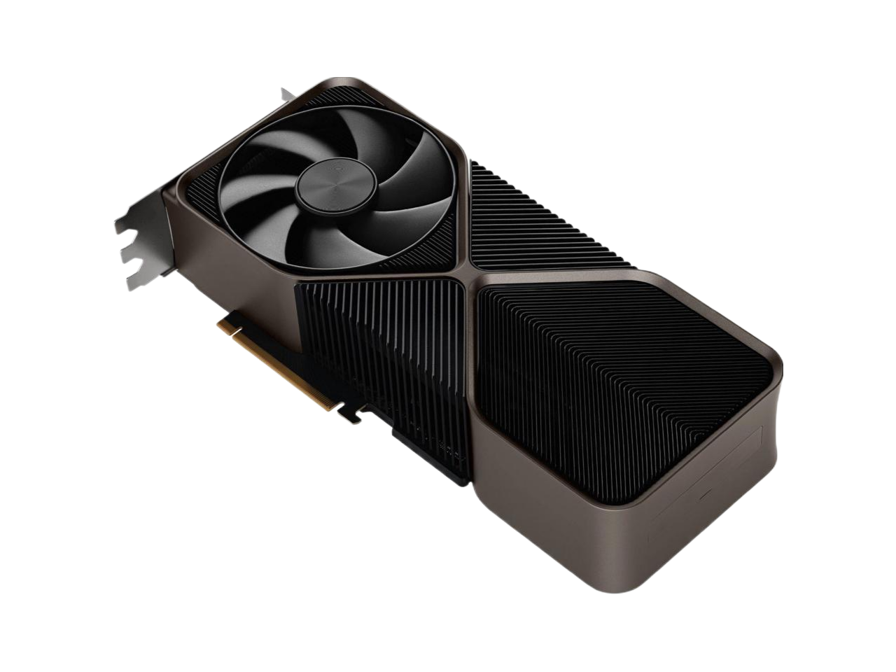 NVIDIA GeForce RTX 4080 16GB Founders Edition GDDR6X PCI Express 4.0 Titanium and black Video Graphics Card 900-1G136-2560-000