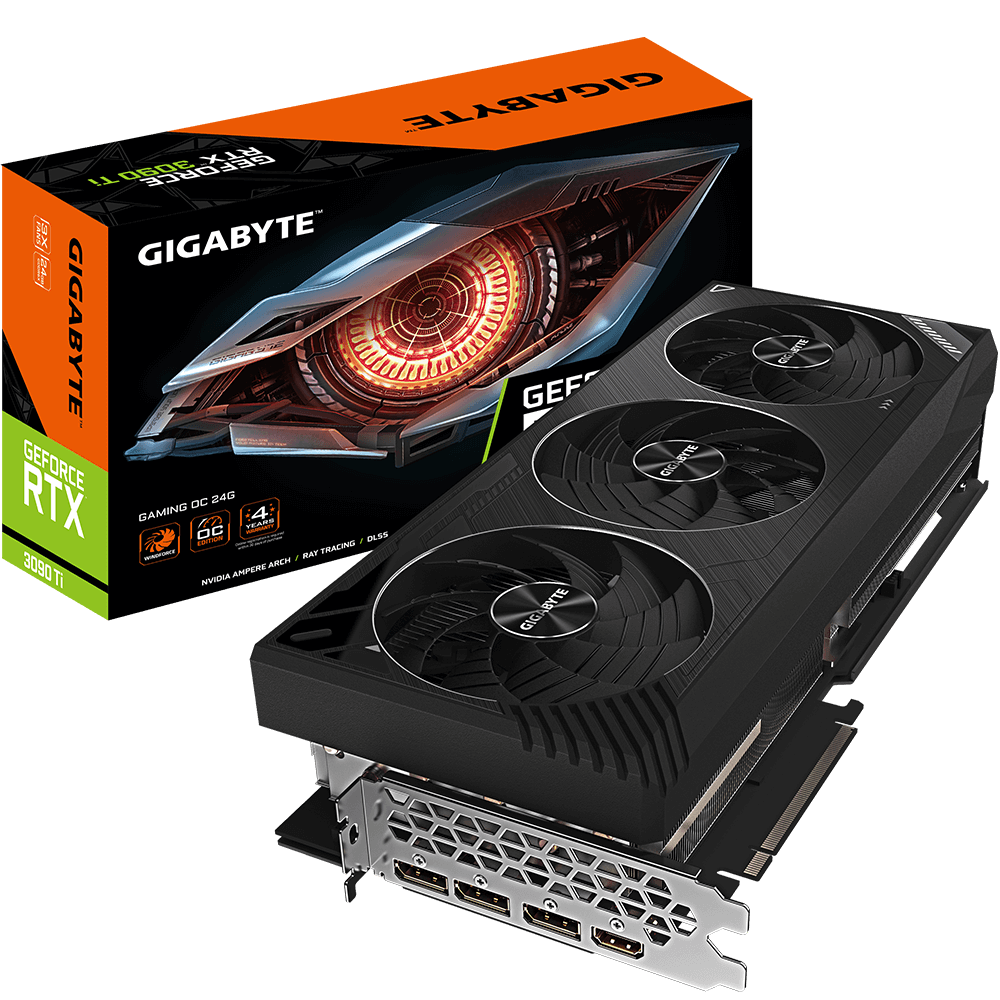 GIGABYTE Gaming GeForce RTX 3090 Ti 24GB GDDR6X PCI Express 4.0 ATX Video Graphics Card GV-N309TGAMING OC-24GD