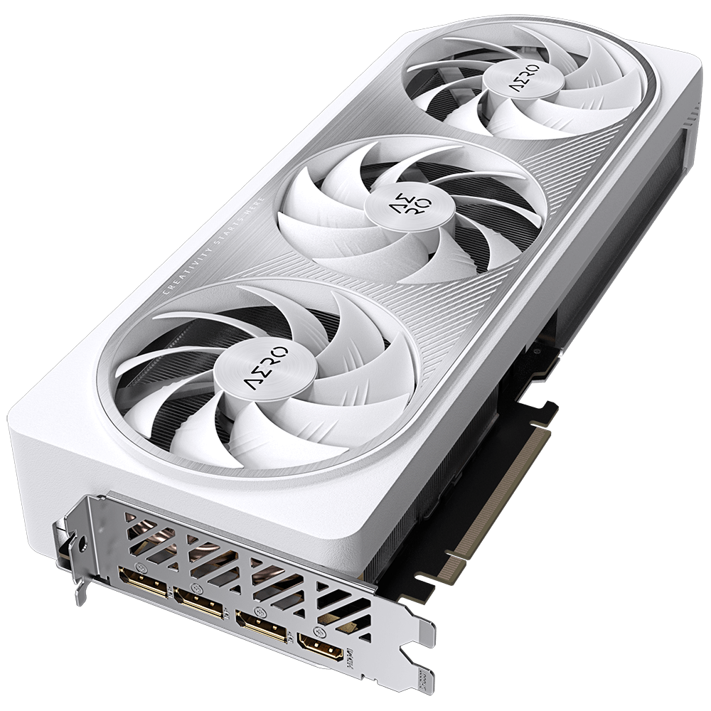 GIGABYTE AERO GeForce RTX 4070 Ti 12GB GDDR6X PCI Express 4.0 x16 ATX GV-N407TAERO OCV2-12GD Video Card