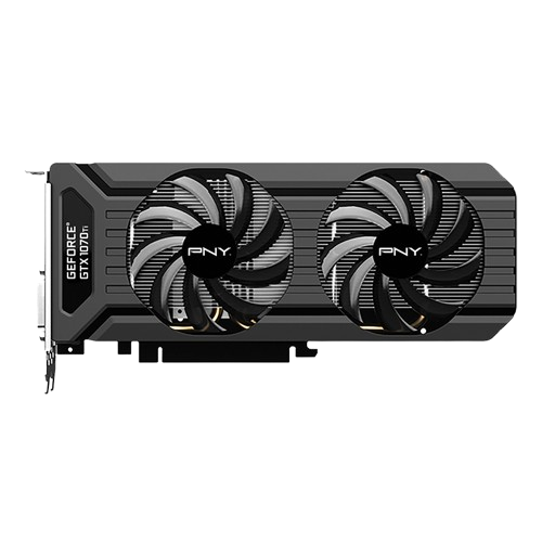 PNY GeForce GTX 1070 Ti 8GB GDDR5 PCI Express 3.0 x16 SLI Support Video Card