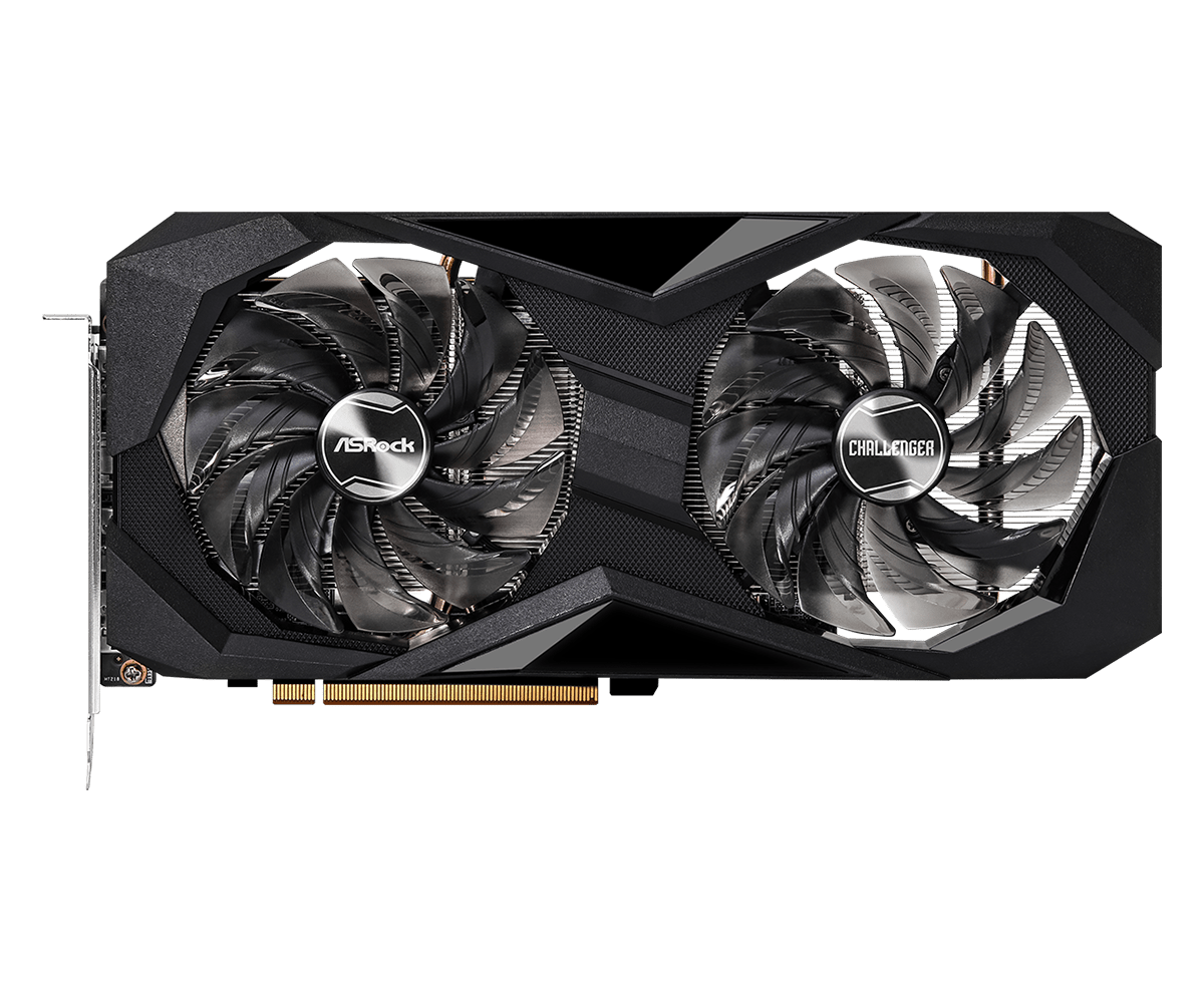 ASRock AMD Radeon RX 6600 Challenger D 8GB GDDR6 1792 128-bit 7680 x 4320 Video Cards