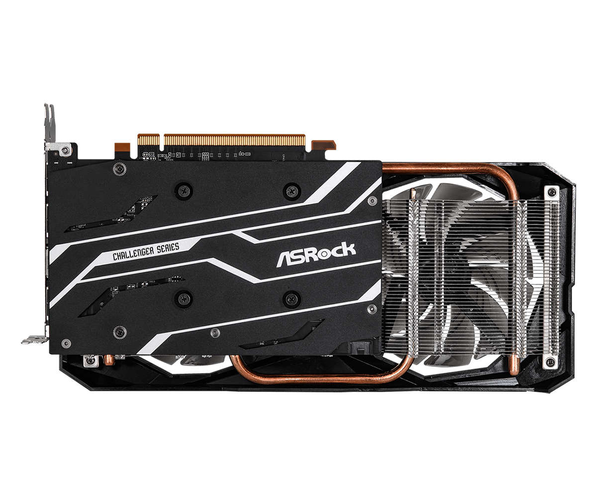 ASRock AMD Radeon RX 6600 Challenger D 8GB GDDR6 1792 128-bit 7680 x 4320 Video Cards