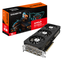 GIGABYTE Radeon RX 7600 XT GAMING OC 16G Graphics Card, 3x WINDFORCE Fans 16GB 128-bit GDDR6, GV-R76XTGAMING OC-16GD Video Card