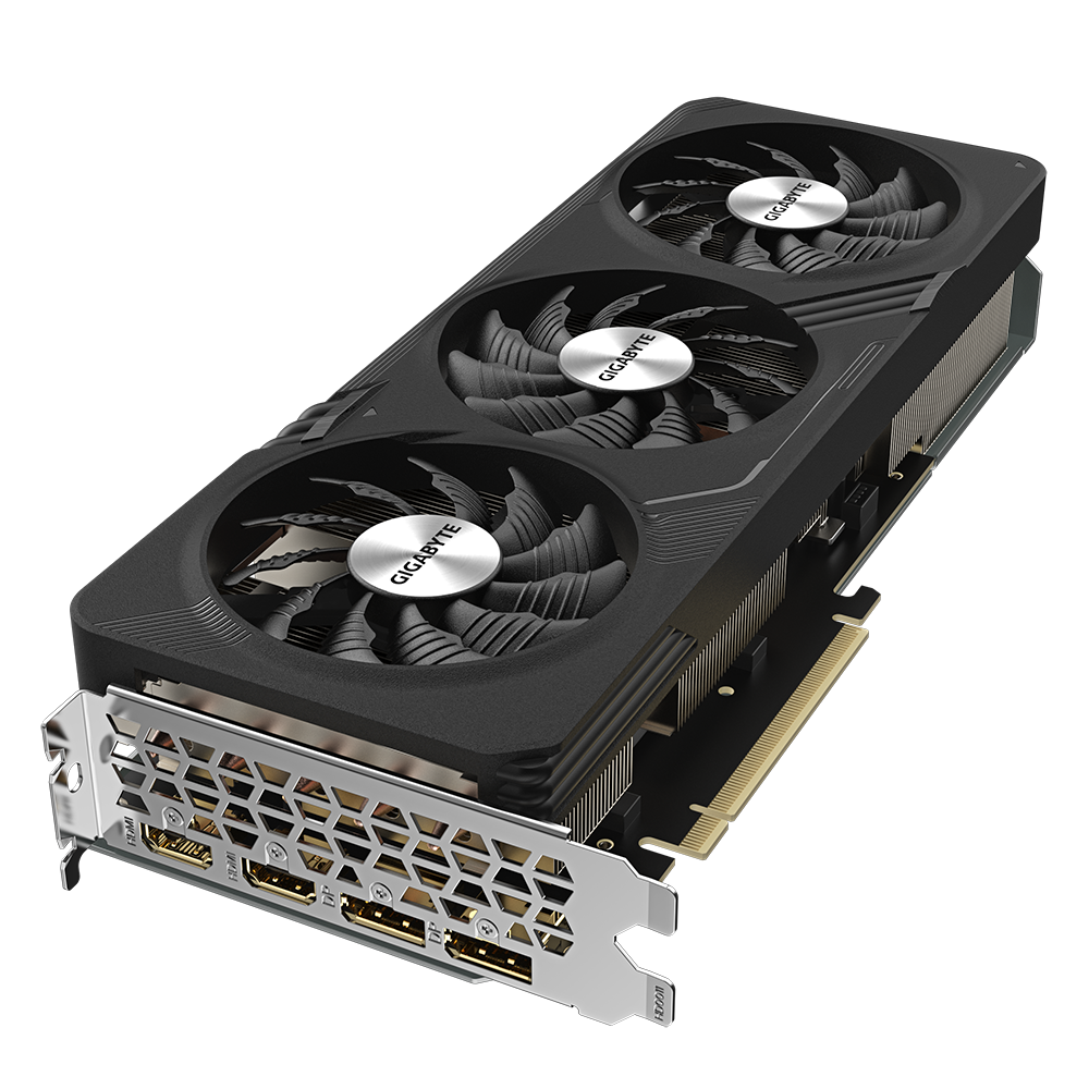 GIGABYTE Radeon RX 7600 XT GAMING OC 16G Graphics Card, 3x WINDFORCE Fans 16GB 128-bit GDDR6, GV-R76XTGAMING OC-16GD Video Card