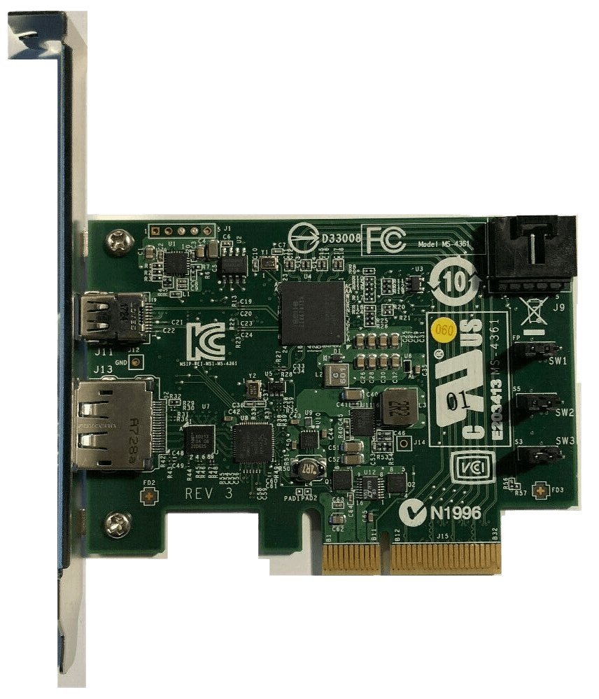 HP Thunderbolt-2 PCIe 1-port I/O Card, F3F43AT – Computizer