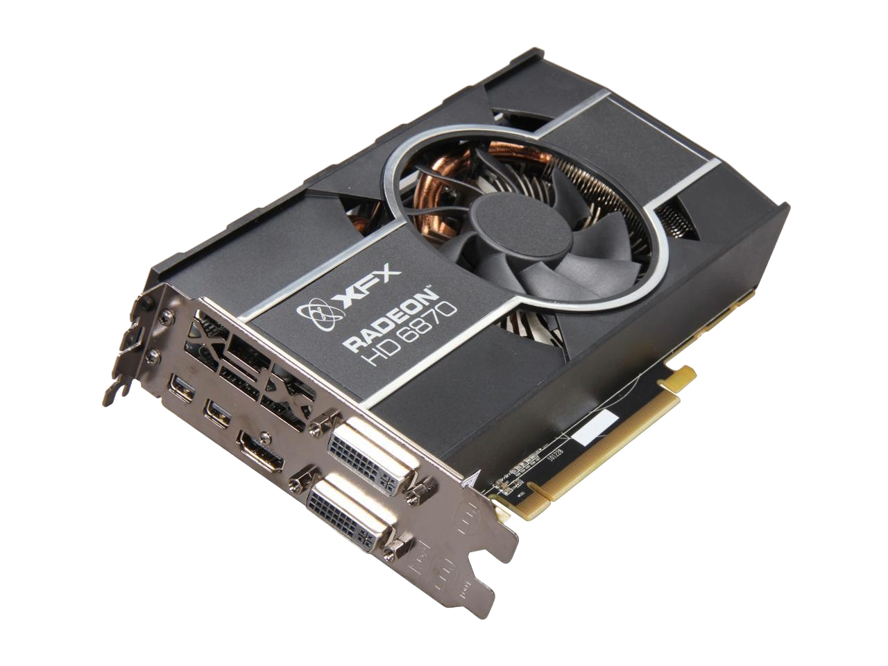 XFX Radeon HD 6870 1GB GDDR5 PCI Express 2.1 x16 CrossFireX Support Video Card HD-687A-ZHFC