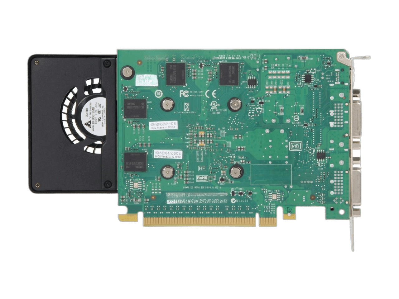 HP Quadro K2000 C2J93AT 2GB 128-bit GDDR5 PCI Express 2.0 x16 Plug-in Card Graph Smart Buy