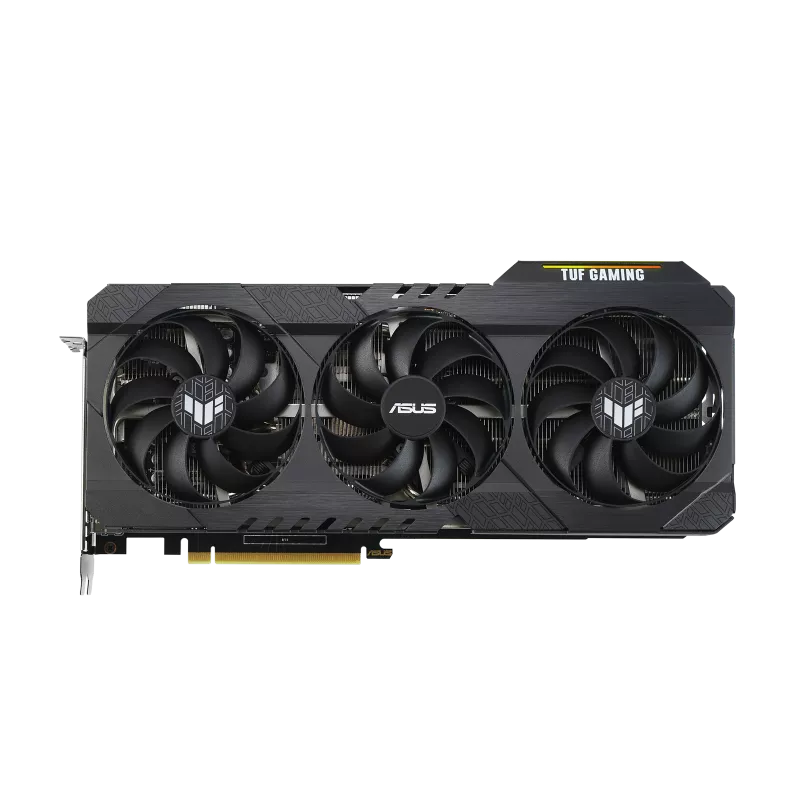 ASUS TUF Gaming NVIDIA GeForce RTX 3060 Ti OC Edition PCIe 4.0, 8GB GDDR6X, HDMI 2.1, DisplayPort 1.4a, Dual Ball Fan Bearings, Military-grade Certification Video Graphics Card TUF-RTX3060TI-O8GD6X-GAMING