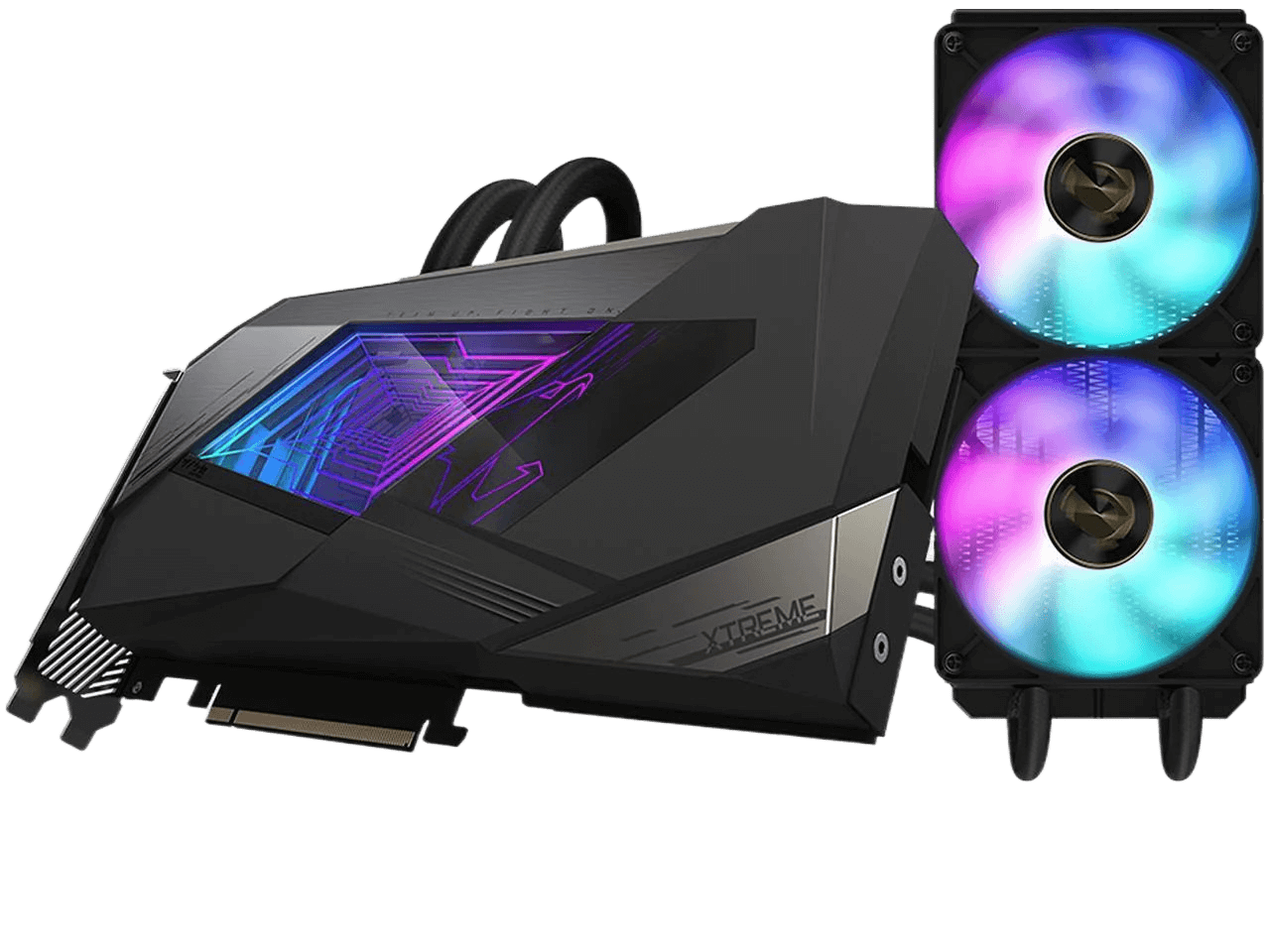 GIGABYTE AORUS GeForce RTX 3090 XTREME WATERFORCE 24G All-in-One Cooling System 24GB 384-bit GDDR6X Video Graphics Card GV-N3090AORUSX W-24GD