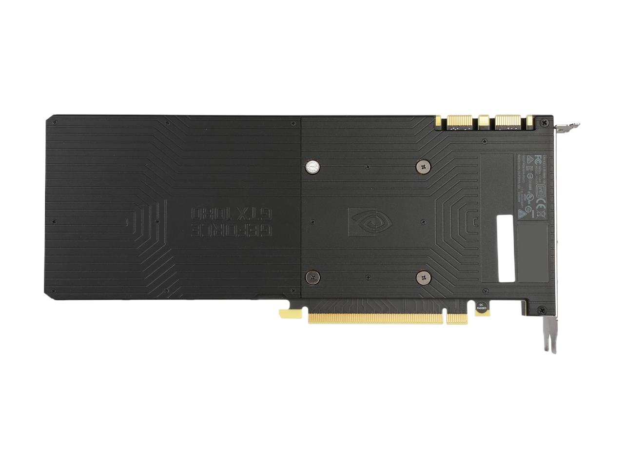 MSI GeForce GTX 1080 Founders Edition 8GB GDDR5X PCI Express 3.0 x16 SLI Support Video Card