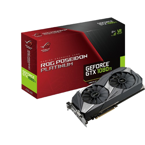 ASUS ROG Poseidon GeForce GTX 1080 TI 11GB Platinum Edition DP HDMI DVI Gaming Graphics Card