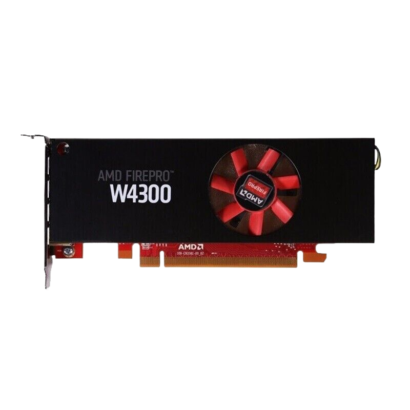 HP AMD FirePro W4300 4GB PCI-E 3.0 x16 Workstation Graphics Card 102C9350300 T7T58AT 847446-001 849051-001