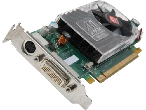 AMD ATI Radeon HD 3450 256MB DDR2 PCI-E x16 Low Profile Graphics Card