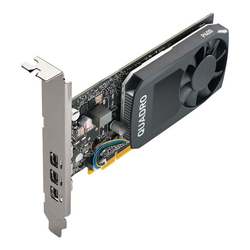PNY Quadro P400 2GB 64-bit GDDR5 PCI Express 3.0 x16 Video Cards - Workstation VCQP400V2-PB